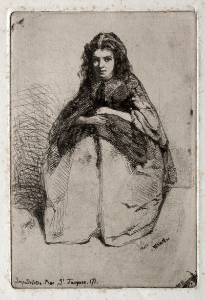 Doce grabados de la naturaleza: Fumette, 1858 de James Abbott McNeill Whistler