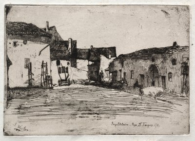 Doce grabados de la naturaleza: Liverdun, 1858 de James Abbott McNeill Whistler