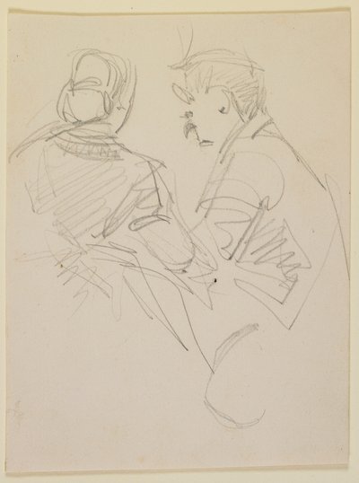 Dos figuras, 1858 de James Abbott McNeill Whistler