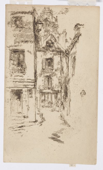 Bajo la catedral de Blois de James Abbott McNeill Whistler