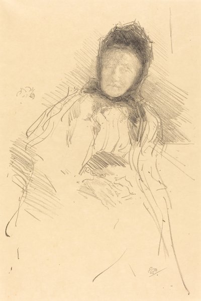 Boceto inacabado de Lady Haden de James Abbott McNeill Whistler
