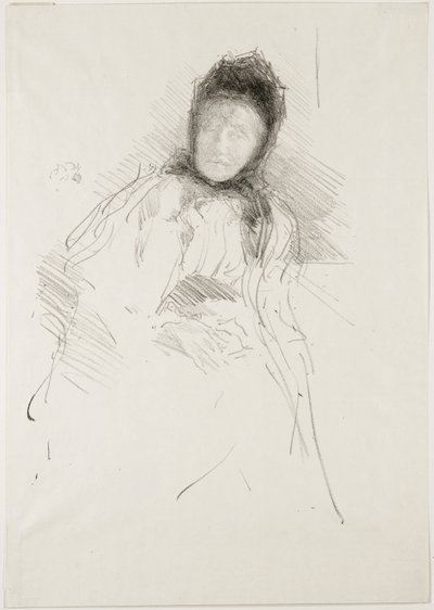 Boceto inacabado de Lady Haden de James Abbott McNeill Whistler