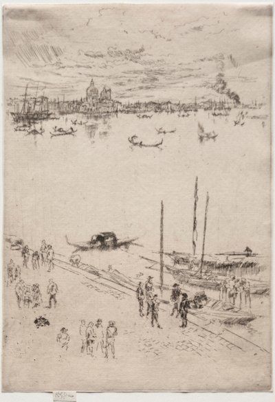 Venecia vertical de James Abbott McNeill Whistler
