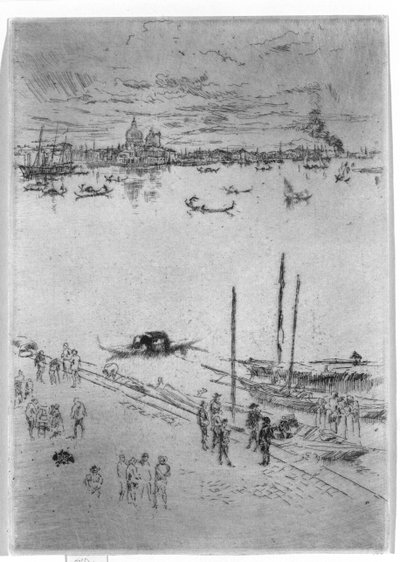 Venecia Vertical, 1879-80 de James Abbott McNeill Whistler