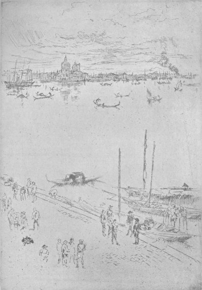 Venecia vertical de James Abbott McNeill Whistler