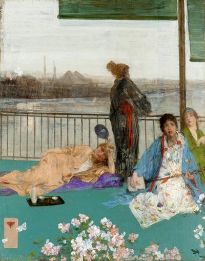 Variaciones en Color de Carne y Verde: El Balcón de James Abbott McNeill Whistler