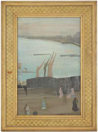 Variaciones en rosa y gris: Chelsea de James Abbott McNeill Whistler
