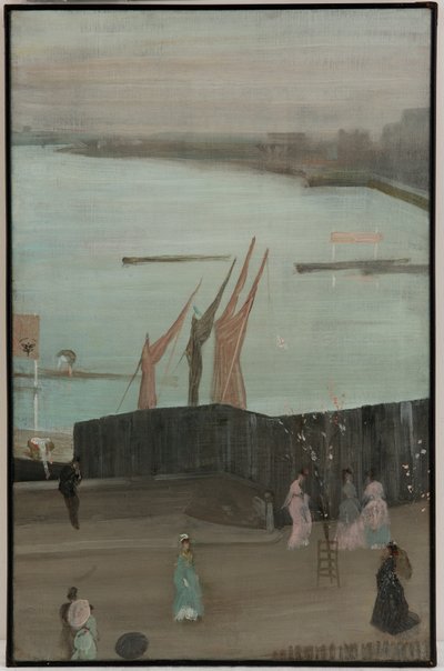 Variaciones en rosa y gris: Chelsea de James Abbott McNeill Whistler