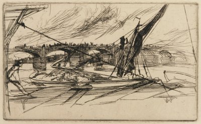Puente de Vauxhall, 1861 de James Abbott McNeill Whistler