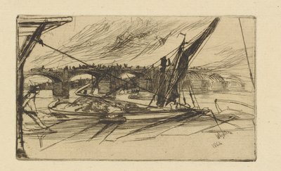 Puente de Vauxhall, 1861 de James Abbott McNeill Whistler