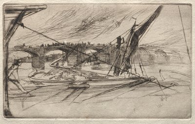 Puente de Vauxhall, 1861 de James Abbott McNeill Whistler