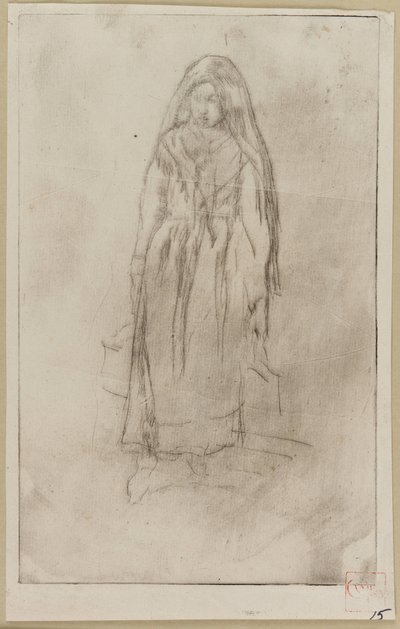 Portador de agua veneciano, 1879-1880 de James Abbott McNeill Whistler