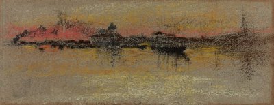 Venecia: Amanecer en el Rialto, 1880 de James Abbott McNeill Whistler