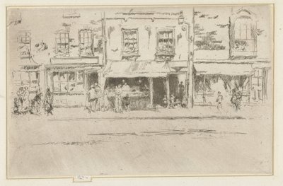 Viswinkel en Chelsea La pescadería, la concurrida Chelsea de James Abbott McNeill Whistler
