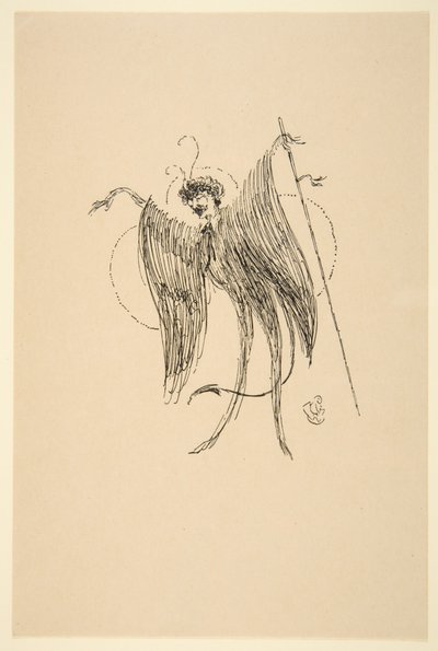 Whistler como mariposa, siglo XIX-XX de James Abbott McNeill Whistler