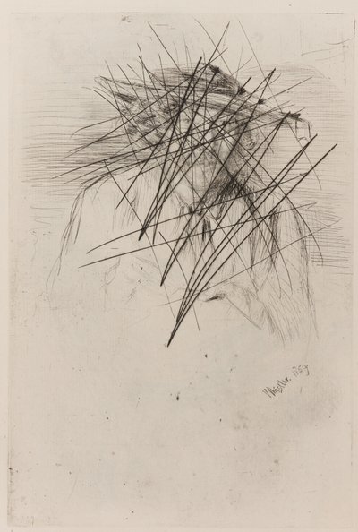 Whistler con sombrero, 1859 de James Abbott McNeill Whistler