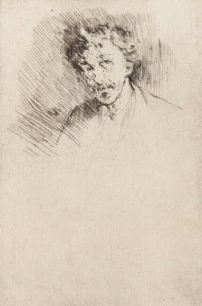 Whistler con el Mechón Blanco, 1879 de James Abbott McNeill Whistler