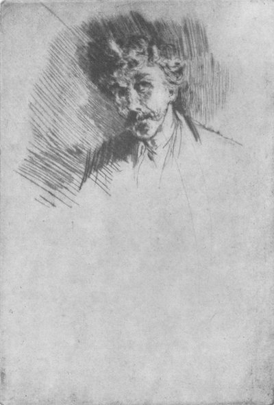 Whistler con el mechón blanco, 1879, 1904 de James Abbott McNeill Whistler