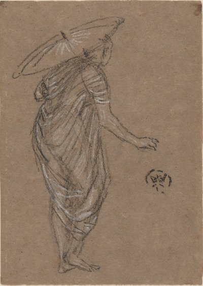 Mujer con parasol de James Abbott McNeill Whistler