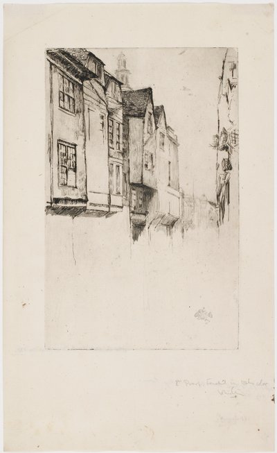 Wych Street, Londres de James Abbott McNeill Whistler