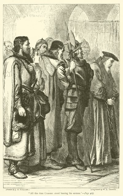Todo este tiempo Cranmer estuvo escuchando su sermón de James Abbott Pasquier