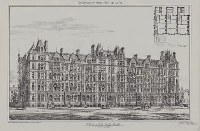 Cadogan Terrace, Cadogan y Hans Place Estate, Chelsea, 1879 de James Akerman