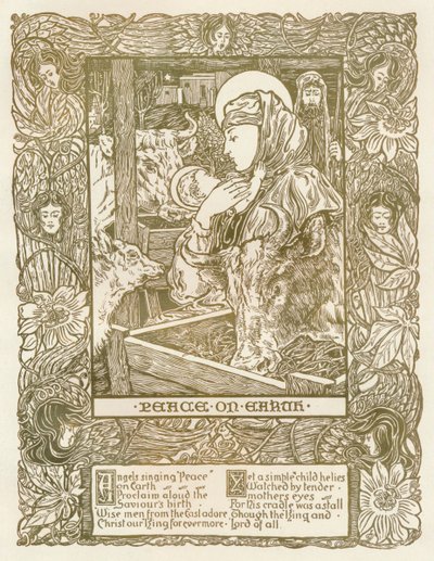 Diseño para Un Cuento de Navidad, c. 1898 de James Allan Duncan