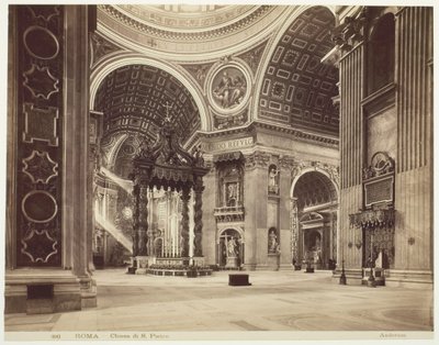 Iglesia de San Pedro, Roma, c. 1870 de James Anderson