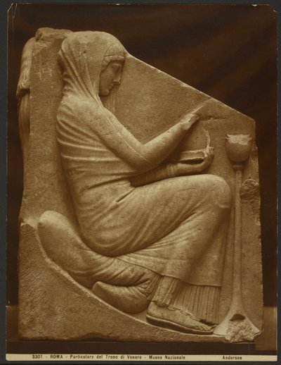 Detalle, Trono de Venus, Museo Nacional de James Anderson