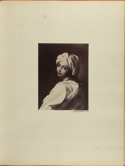 Guido Reni, Beatrice Cenci. (Galería Barberini) según el dibujo de Rocchi de James Anderson