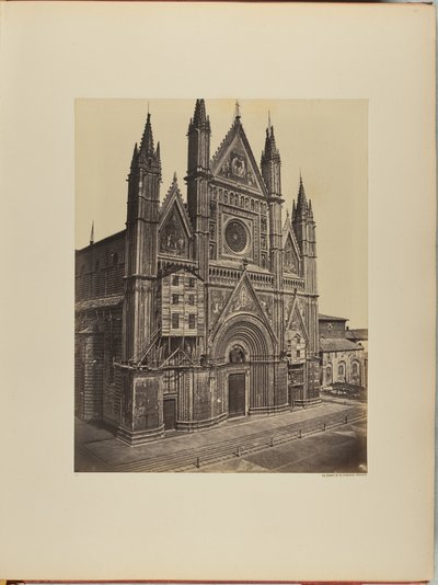 Fachada de la catedral de Orvieto de James Anderson