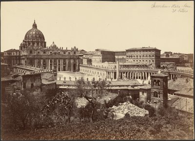 [Vista de la basílica de San Pedro] de James Anderson