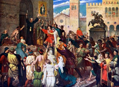 Pedro el Ermitaño Predicando la Primera Cruzada de James Archer