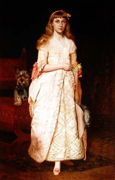 Rosa: Retrato de la señorita Rose Fenwick de James Archer