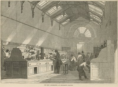 El nuevo laboratorio, en el London College de James Archer