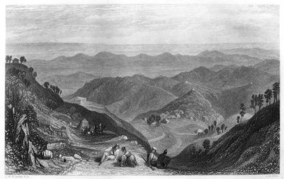 Mussoorie y el valle de Dhoon, India, c. 1860 de James B. Allen