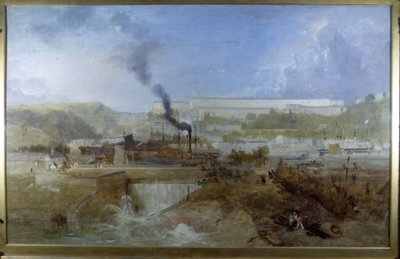 Clifton desde la presa Overfall de James Baker Pyne