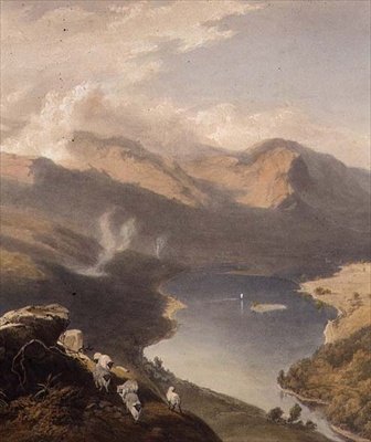 Grasmere desde Langdale Fell (detalle) de James Baker Pyne
