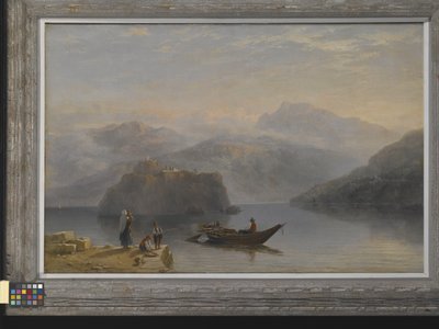 Lago Maggiore (?) (óleo sobre lienzo) de James Baker Pyne