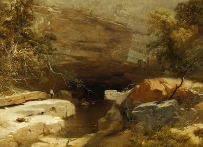 Paisaje, Porth-yr-ogof, Valle de Neath de James Baker Pyne