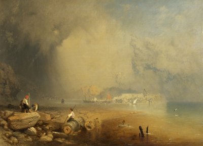Escena Costera Mediterránea de James Baker Pyne
