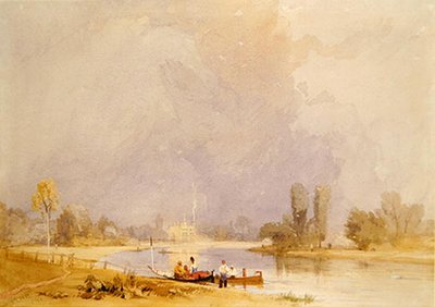 Casa Syon, en el Támesis de James Baker Pyne