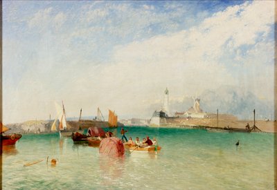 El puerto, Littlehampton, 1851 de James Baker Pyne