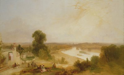 Vista del río Támesis desde Richmond Hill, 1835 de James Baker Pyne