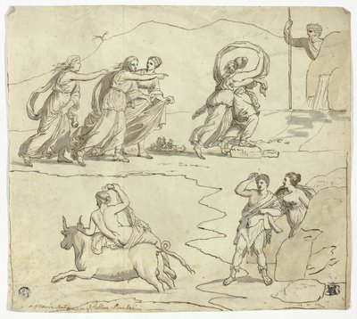 Mosaico antiguo en el Palacio Barberini de James Barry