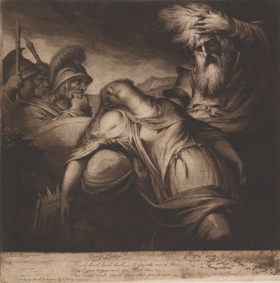 El Rey Lear y Cordelia, Acto V, Escena 10 de James Barry