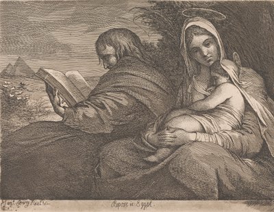 Reposo en Egipto de James Barry