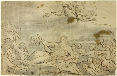 Estudio para Comercio o el Triunfo del Támesis de James Barry