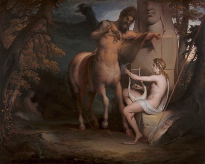 La educación de Aquiles [1772, Royal Academy of Arts, Londres, catálogo de exposición]. de James Barry
