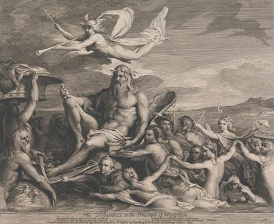 El Támesis o el triunfo de la navegación (Diseños para la Gran Sala de la Sociedad para el Fomento de las Artes) de James Barry